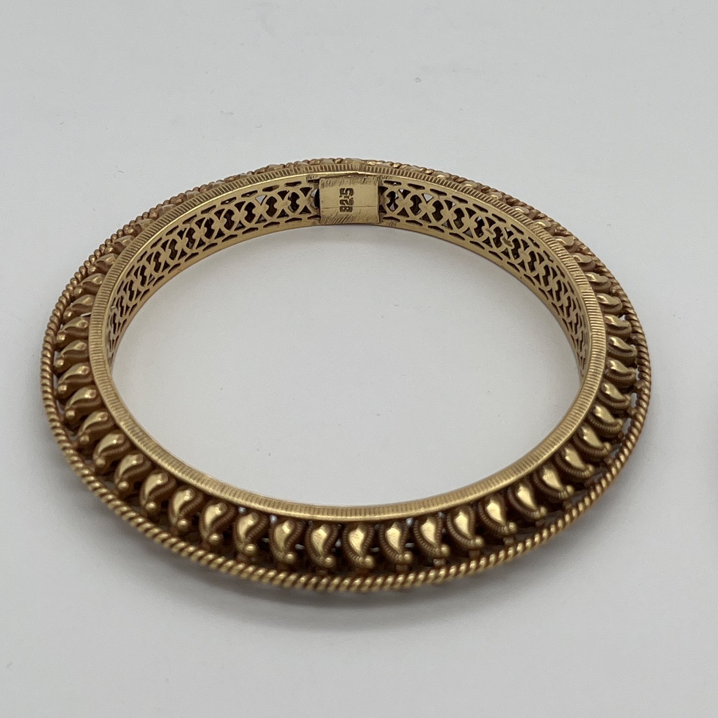 Classic Gold-Plated Silver Bangles (Pair) – 92.5 Sterling Silver | Jugni